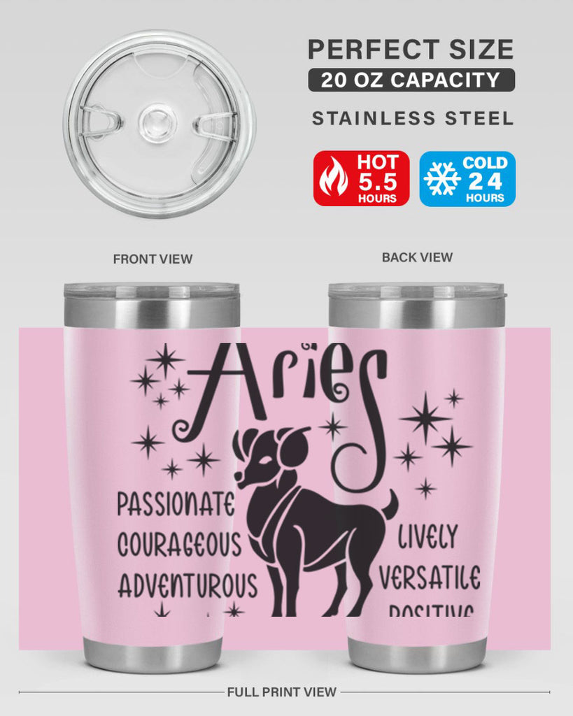 Aries 93#- zodiac- Tumbler