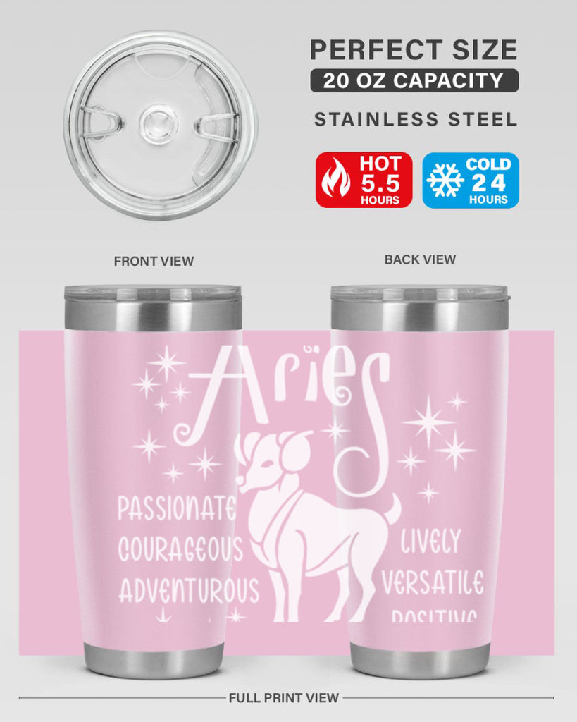 Aries 99#- zodiac- Tumbler