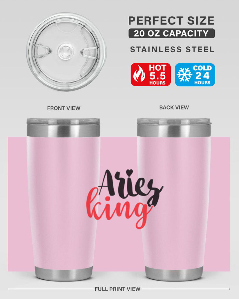 Aries king 96#- zodiac- Tumbler