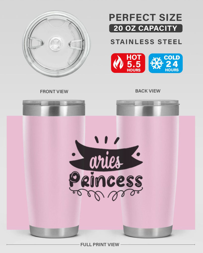 Aries princess 116#- zodiac- Tumbler