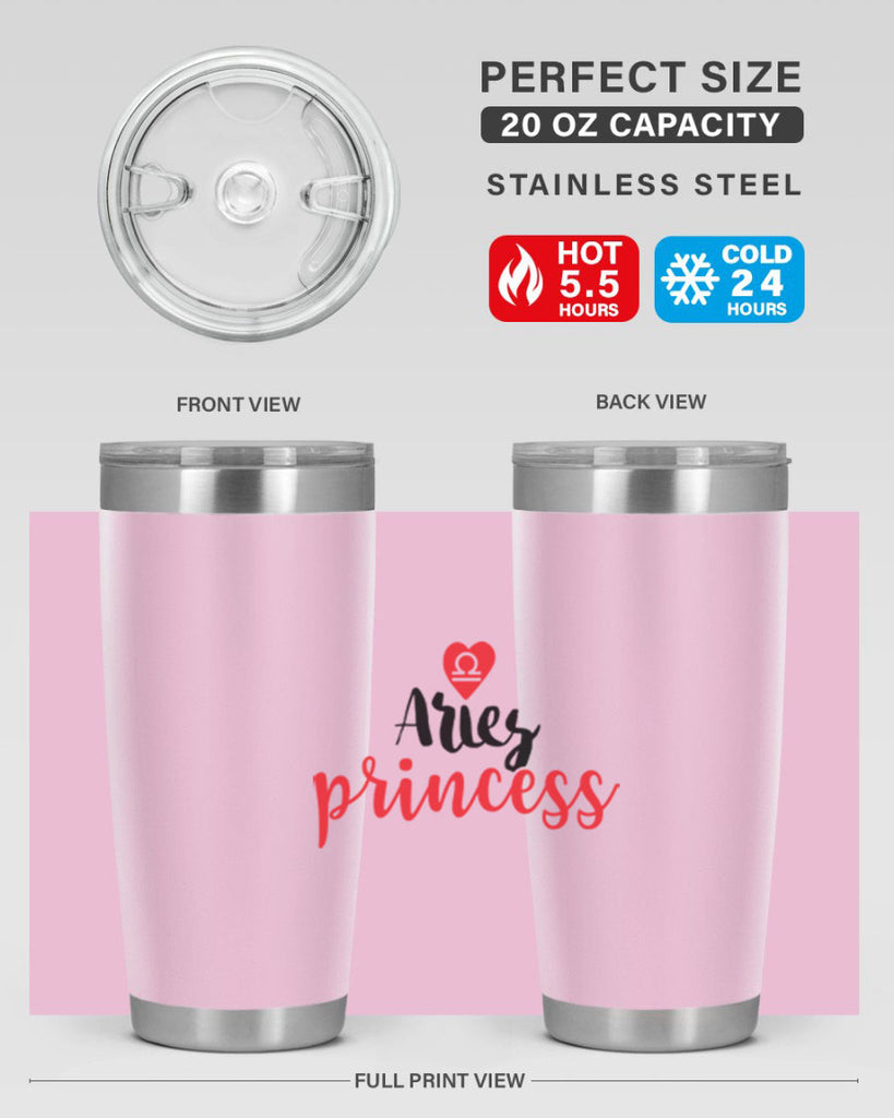Aries princess 98#- zodiac- Tumbler