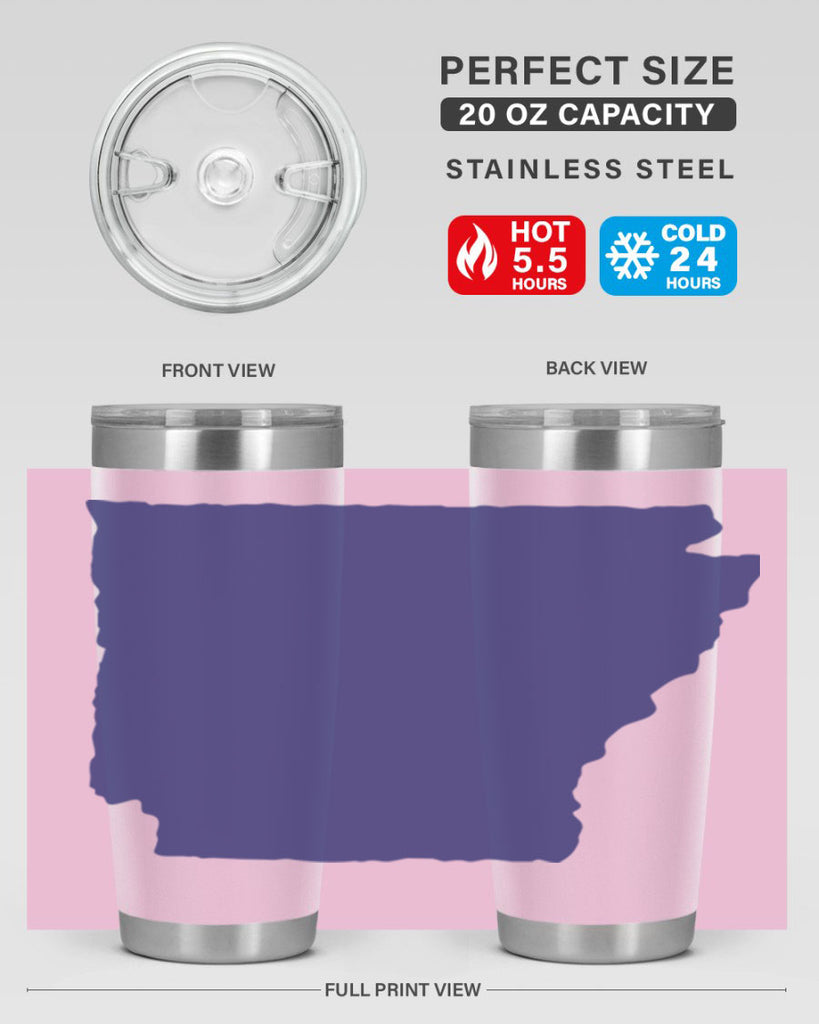 Arkansas 47#- stateflags- Tumbler