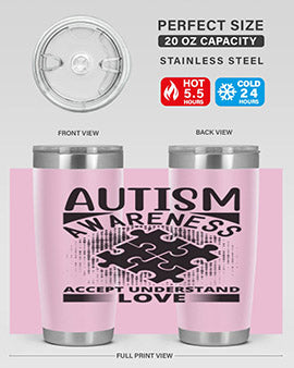 Autism awareness Style 43#- autism- Tumbler