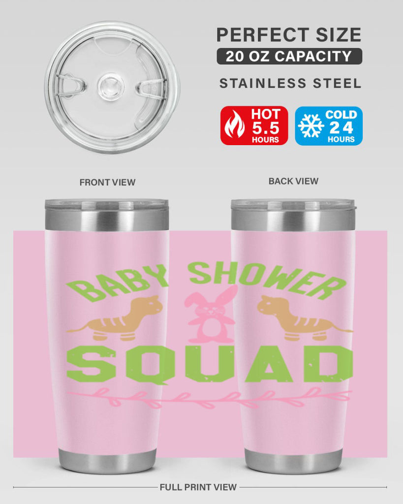 Baby Shower Squad Style 47#- baby shower- tumbler