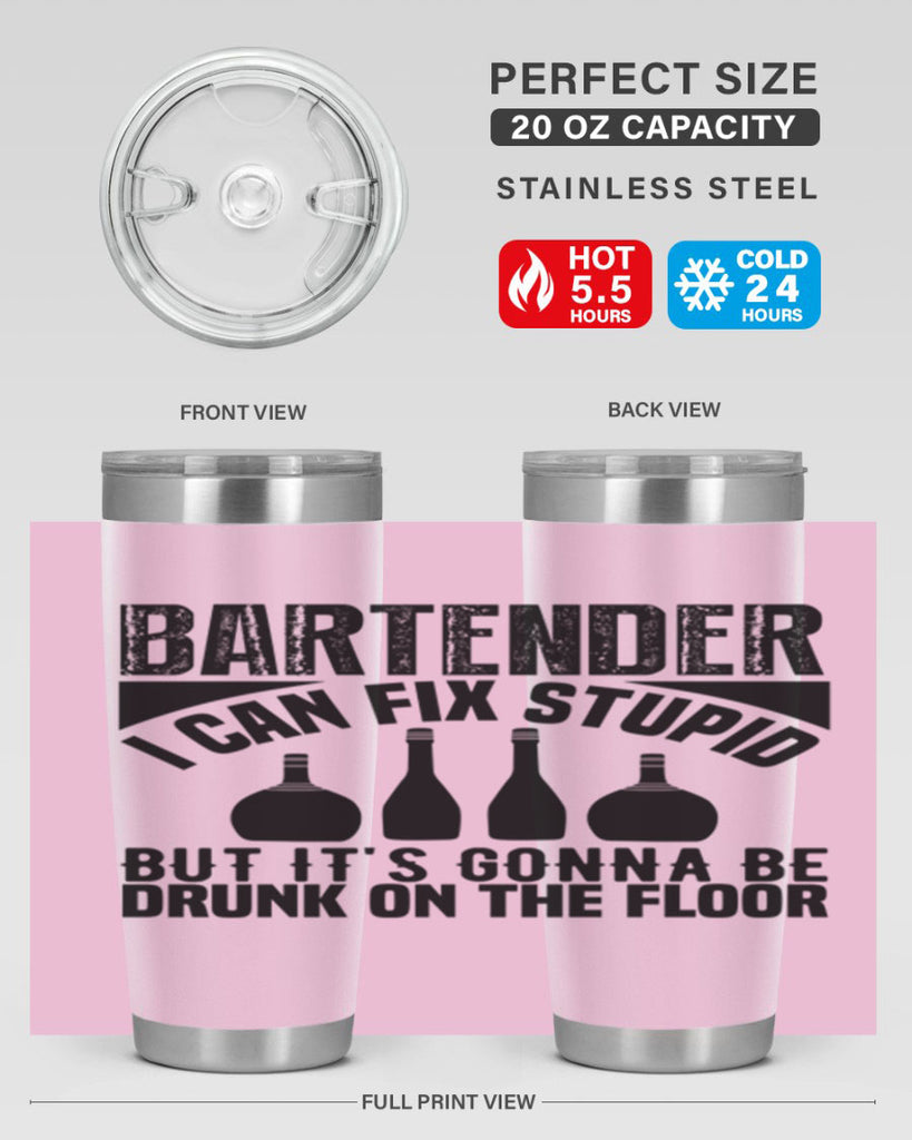 Bartender I can fix Style 9#- bartender- tumbler