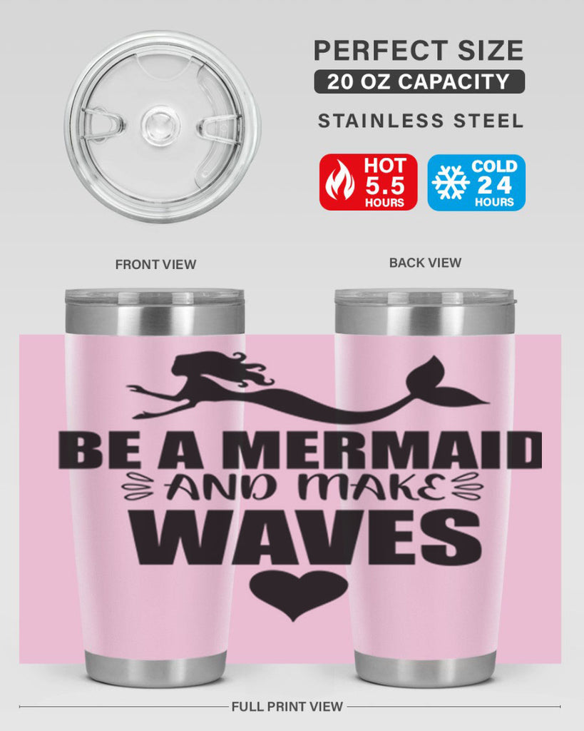 Be a Mermaid and make 53#- mermaid- Tumbler