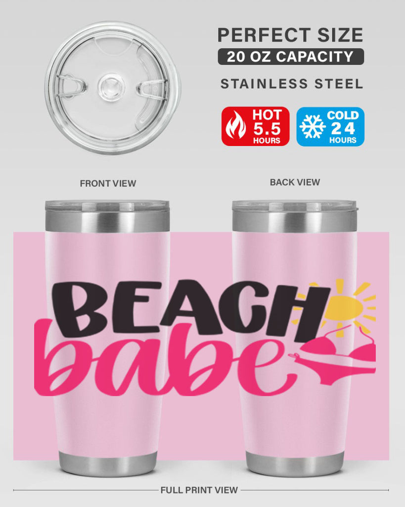 Beach Babe Style 52#- summer- Tumbler