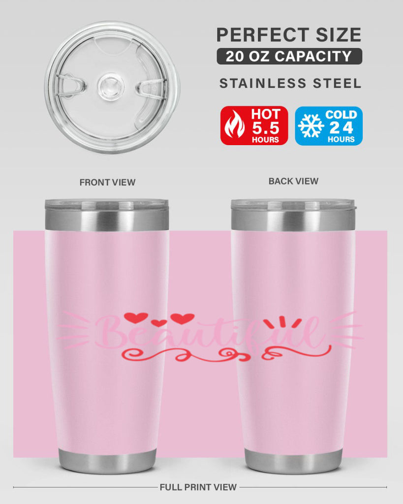 Beautiful Style 163#- make up- Tumbler