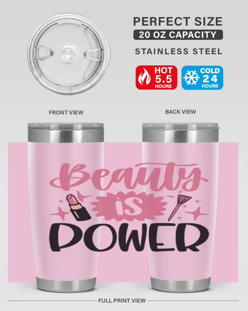 Beauty Is Power Style 135#- make up- Tumbler