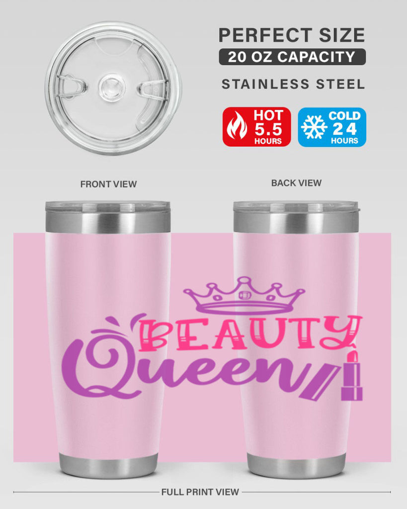 Beauty Queen Style 250#- make up- Tumbler