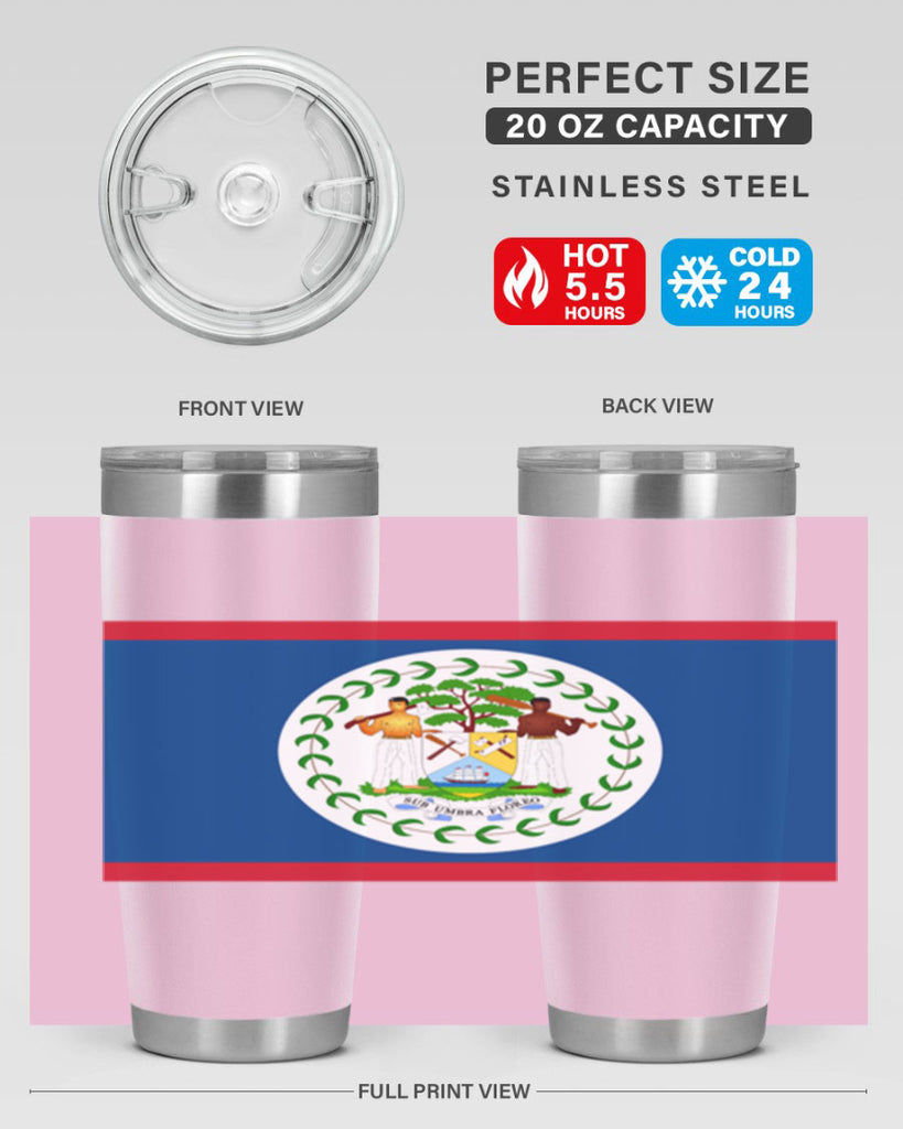 Belize 180#- world flags- Tumbler