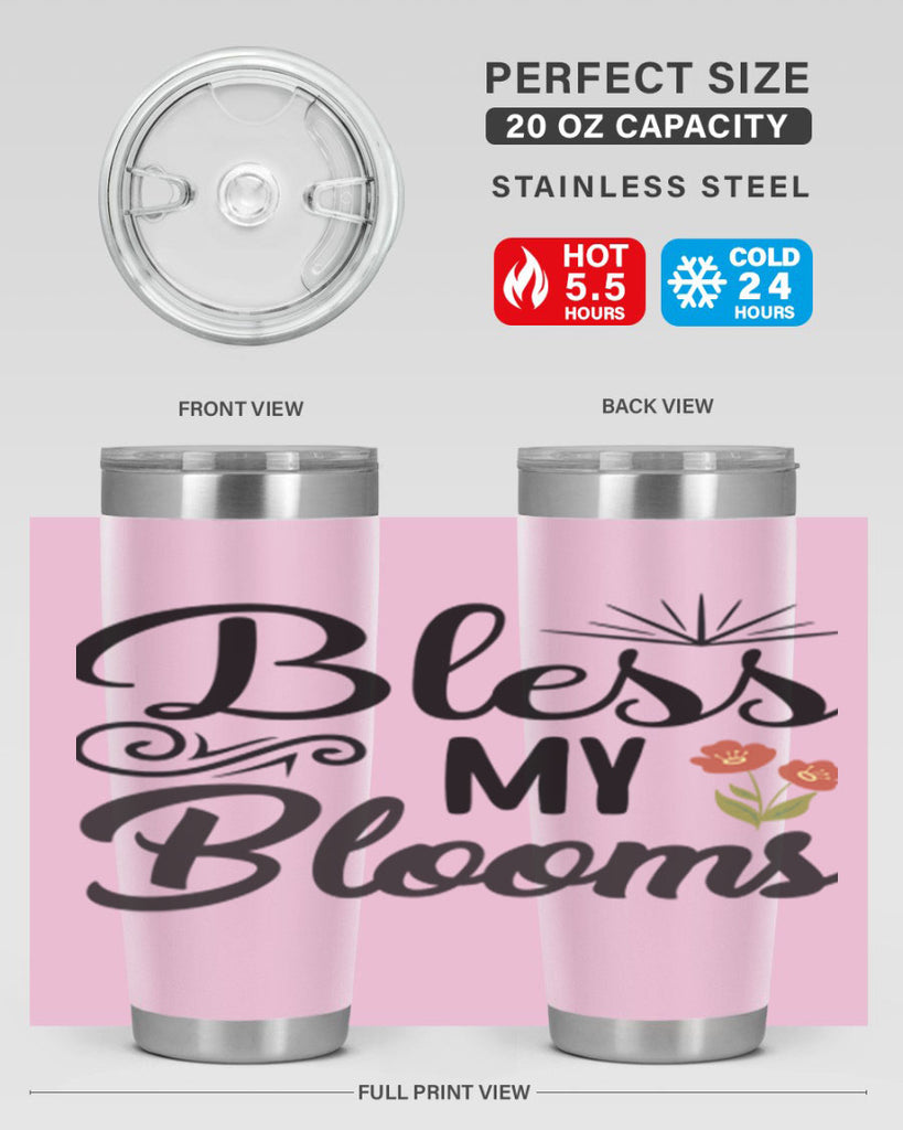 Bless My Blooms  66#- spring- Tumbler