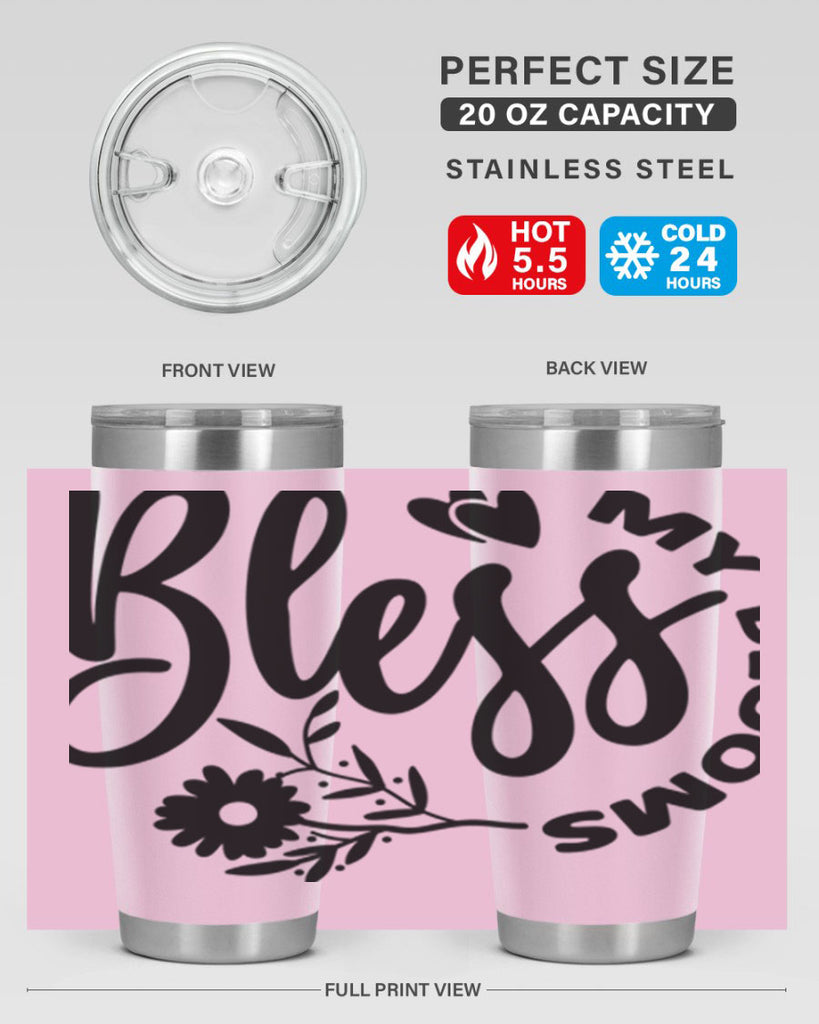 Bless My Blooms47#- spring- Tumbler