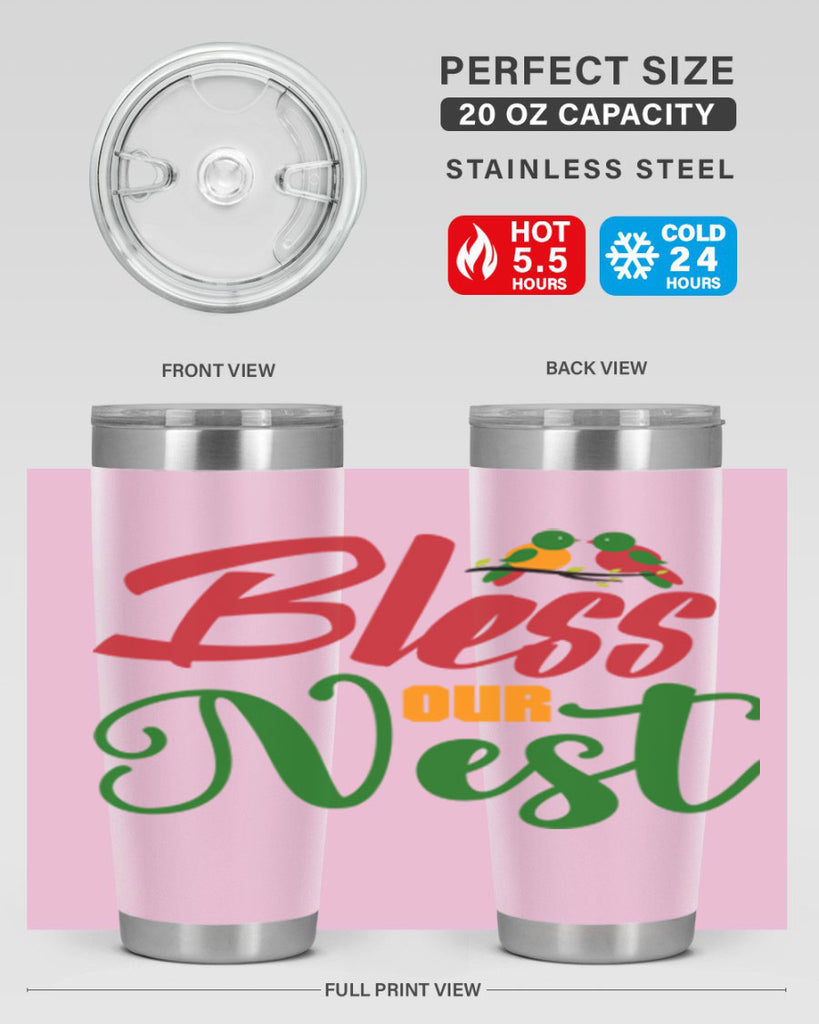 Bless Our Nest 67#- spring- Tumbler
