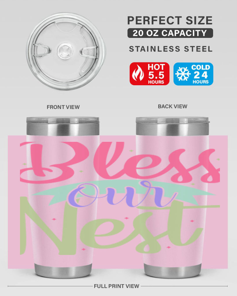 Bless our nest 49#- spring- Tumbler