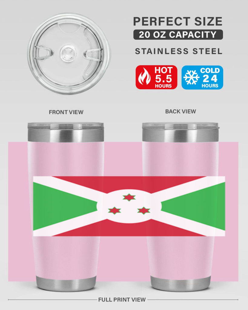 Burundi 170#- world flags- Tumbler