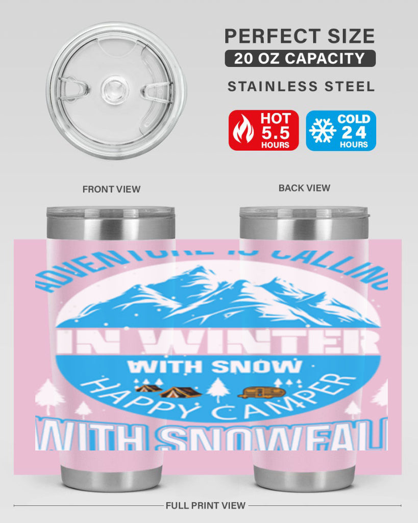 Camping Winter 39#- winter- Tumbler