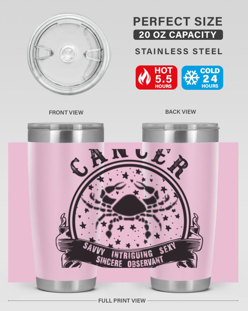Cancer 13#- zodiac- Tumbler