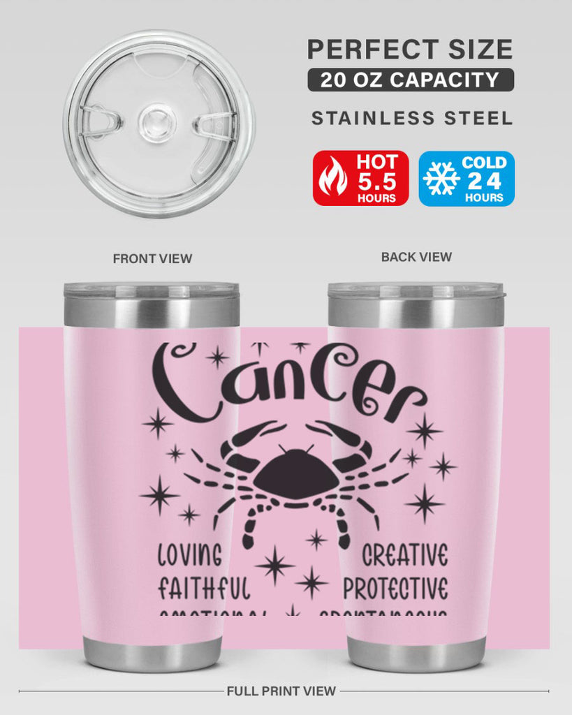 Cancer 144#- zodiac- Tumbler
