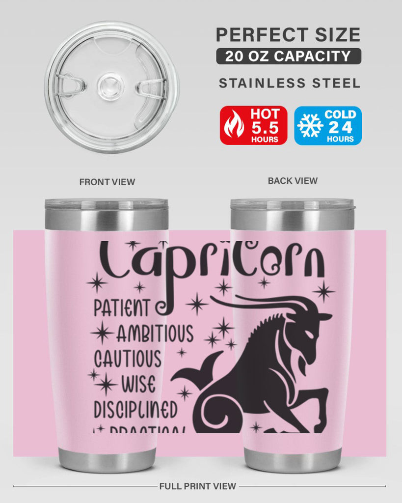 Capricorn 182#- zodiac- Tumbler