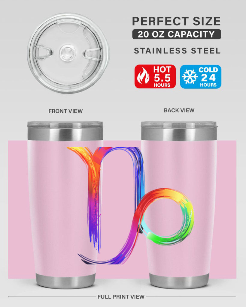 Capricorn 187#- zodiac- Tumbler