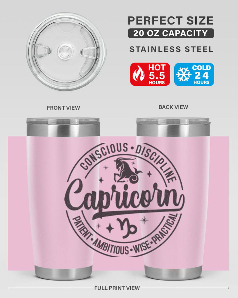 Capricorn 190#- zodiac- Tumbler