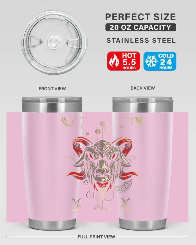 Capricorn 198#- zodiac- Tumbler
