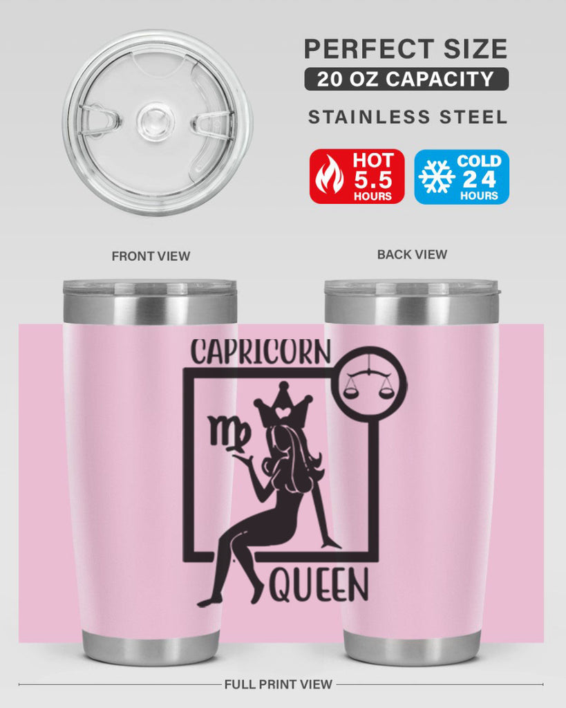 Capricorn queen 194#- zodiac- Tumbler