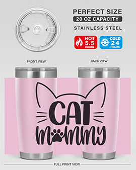 Cat Mommy Style 88#- cat- Tumbler