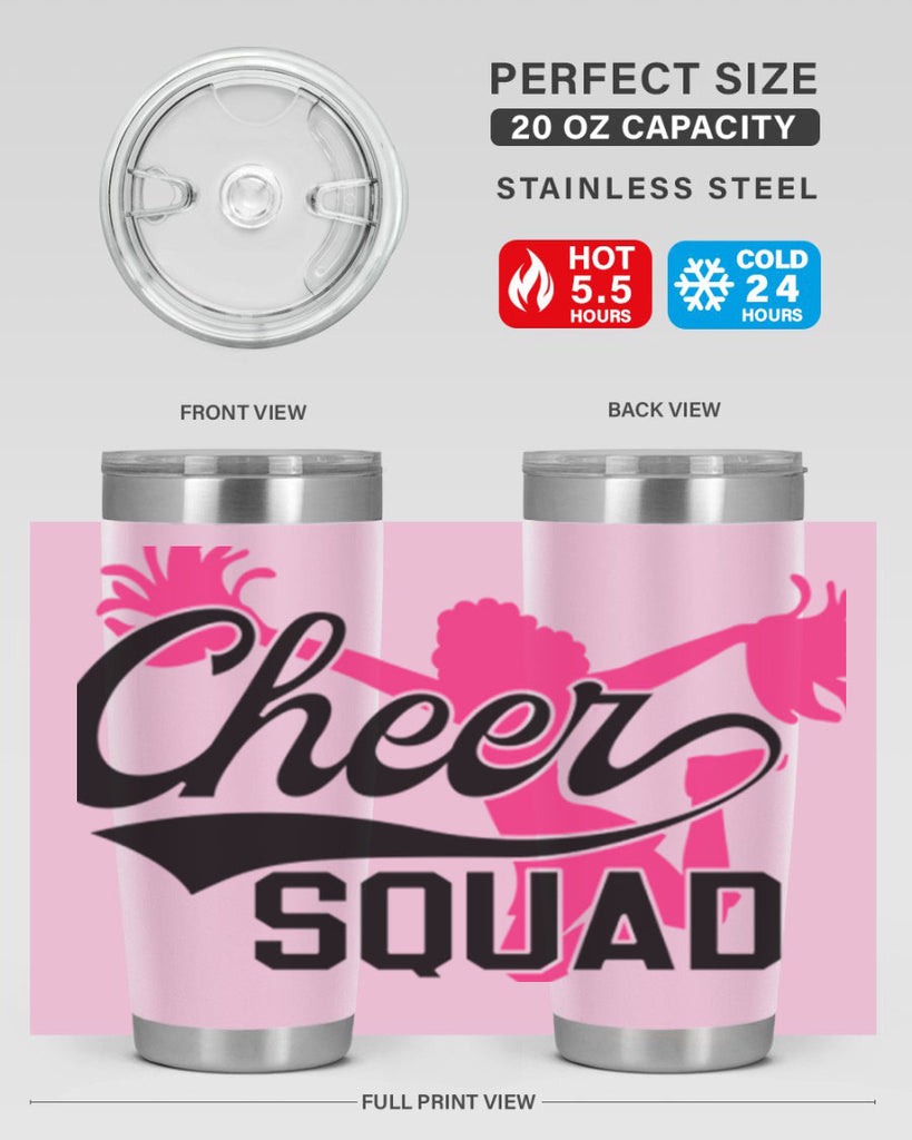 Cheer squad 1380#- cheer- Tumbler