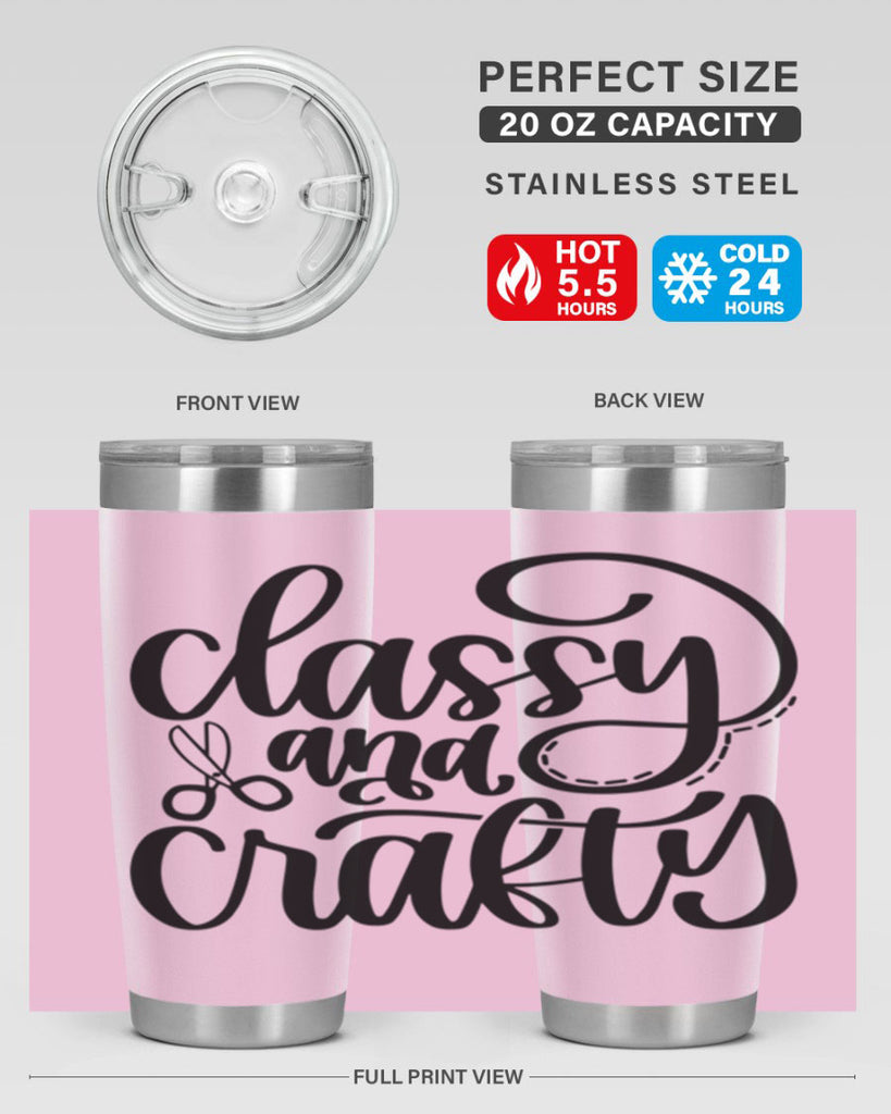 Classy And Crafty 43#- crafting- Tumbler