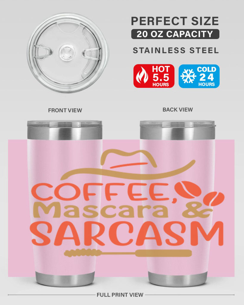 Coffee Mascara Sarcasm 21#- fashion- Cotton Tank