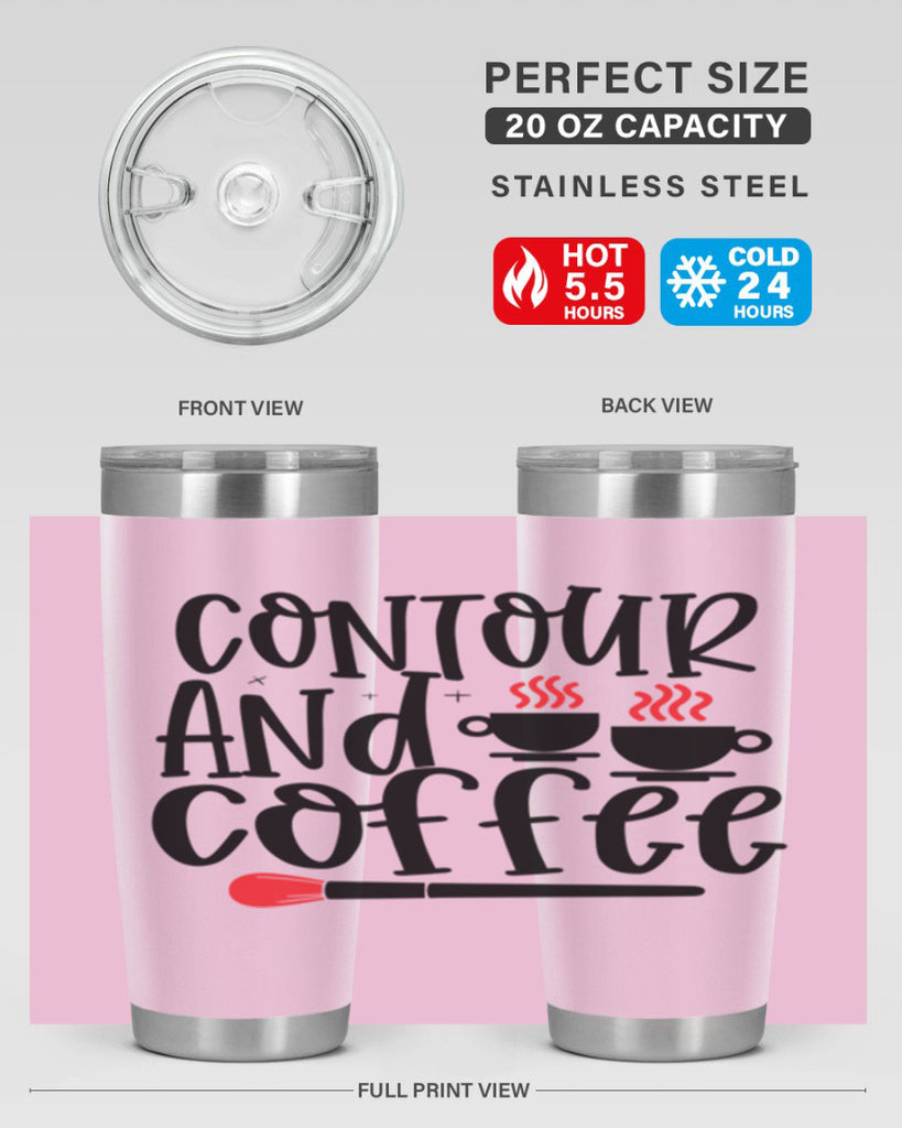 Contour And Coffee Style 242#- make up- Tumbler
