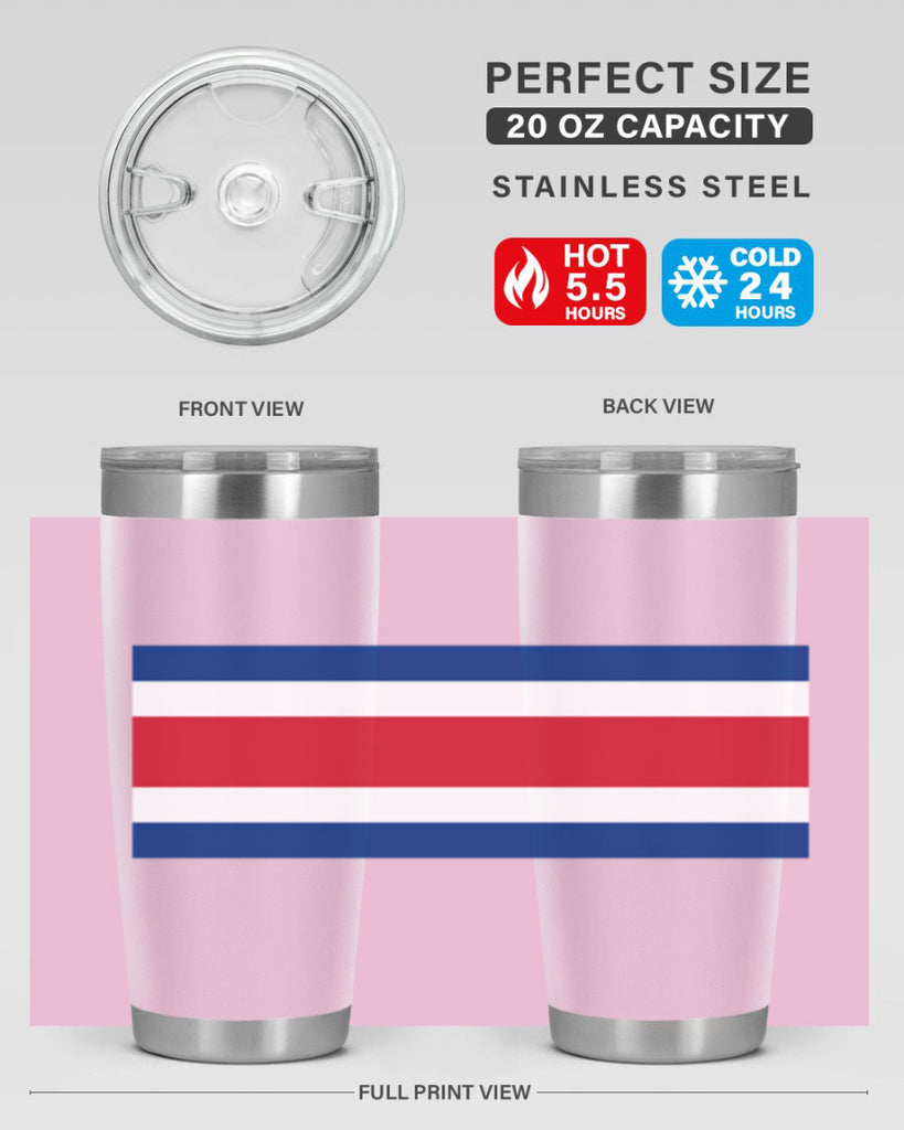 Costa Rica 157#- world flags- Tumbler