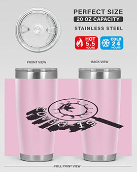 Covid Style 57#- corona virus- Tumbler