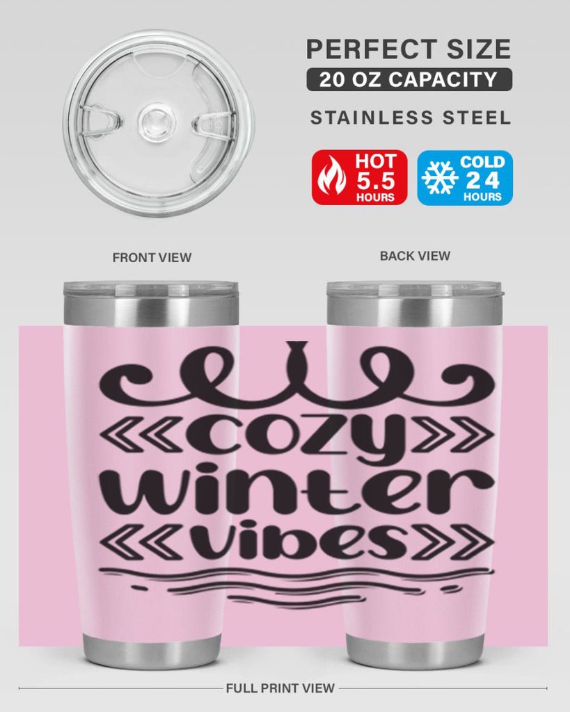 Cozy Winter Vibes 80#- winter- Tumbler