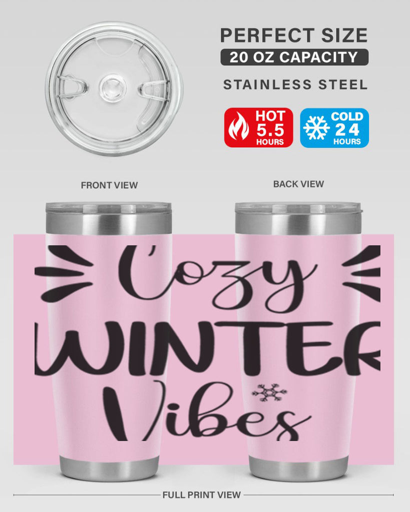 Cozy Winter Vibes76#- winter- Tumbler