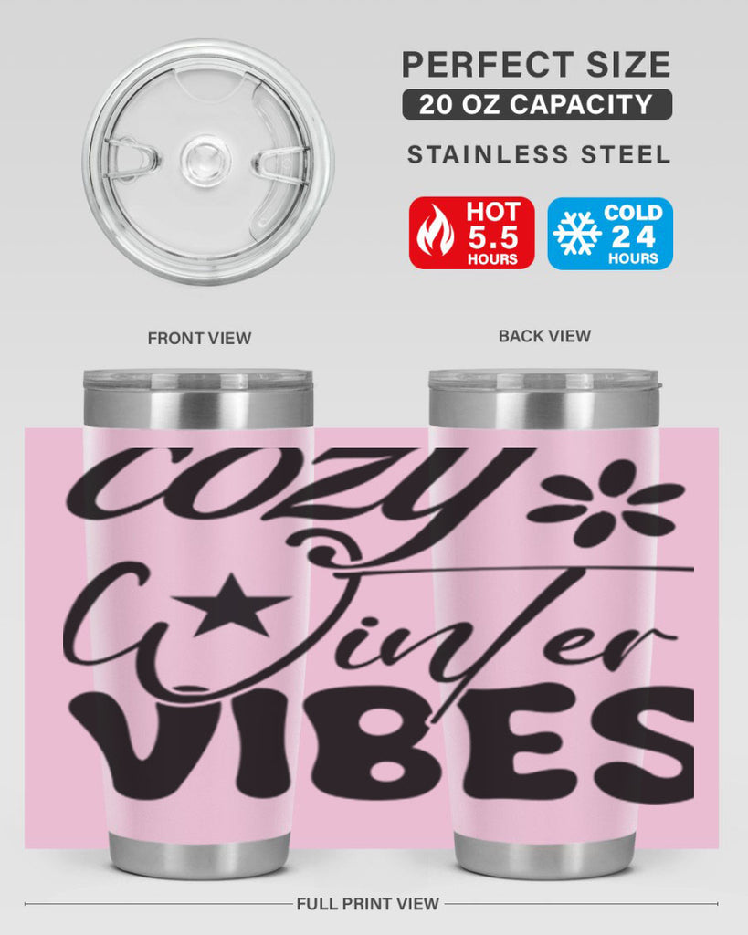 Cozy winter vibes 79#- winter- Tumbler