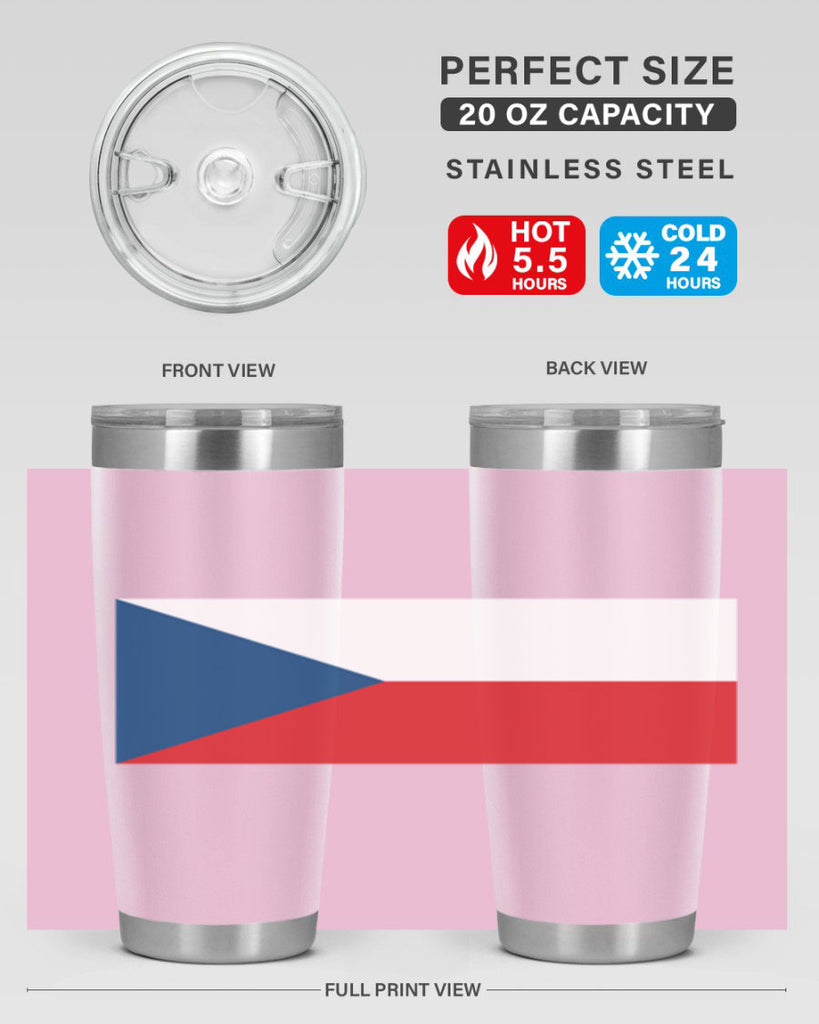 Czechia 152#- world flags- Tumbler