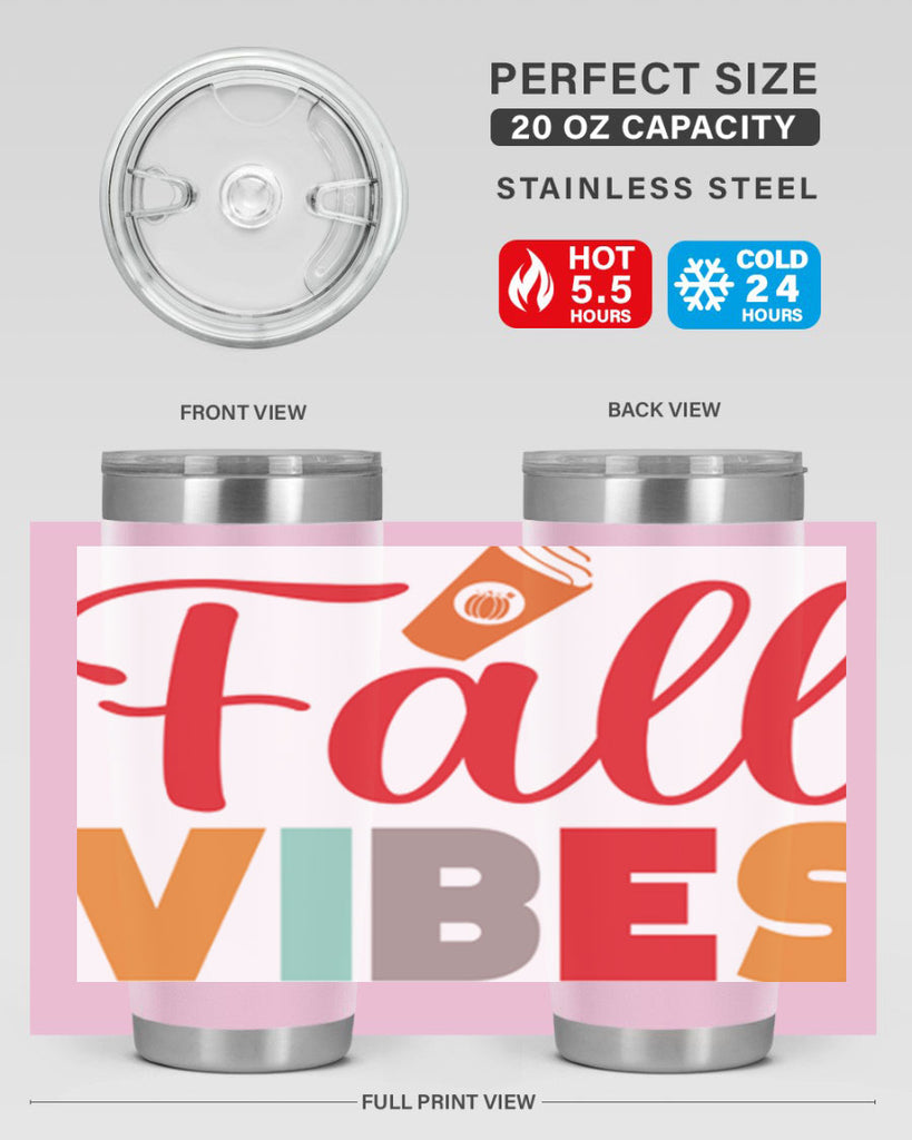 FallVibesdesign 166#- fall- Tumbler