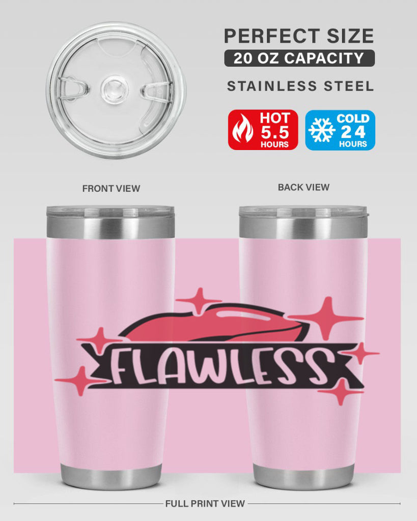 Flawless Style 102#- make up- Tumbler
