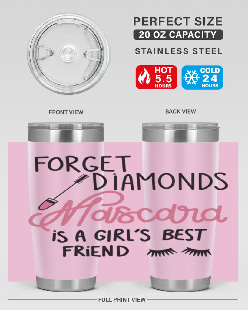 Forget Diamonds Mascara is a Girls Best Friend Style 100#- make up- Tumbler