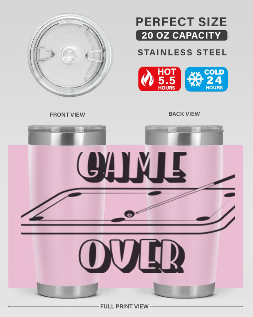 Game over 1218#- billards- Tumbler