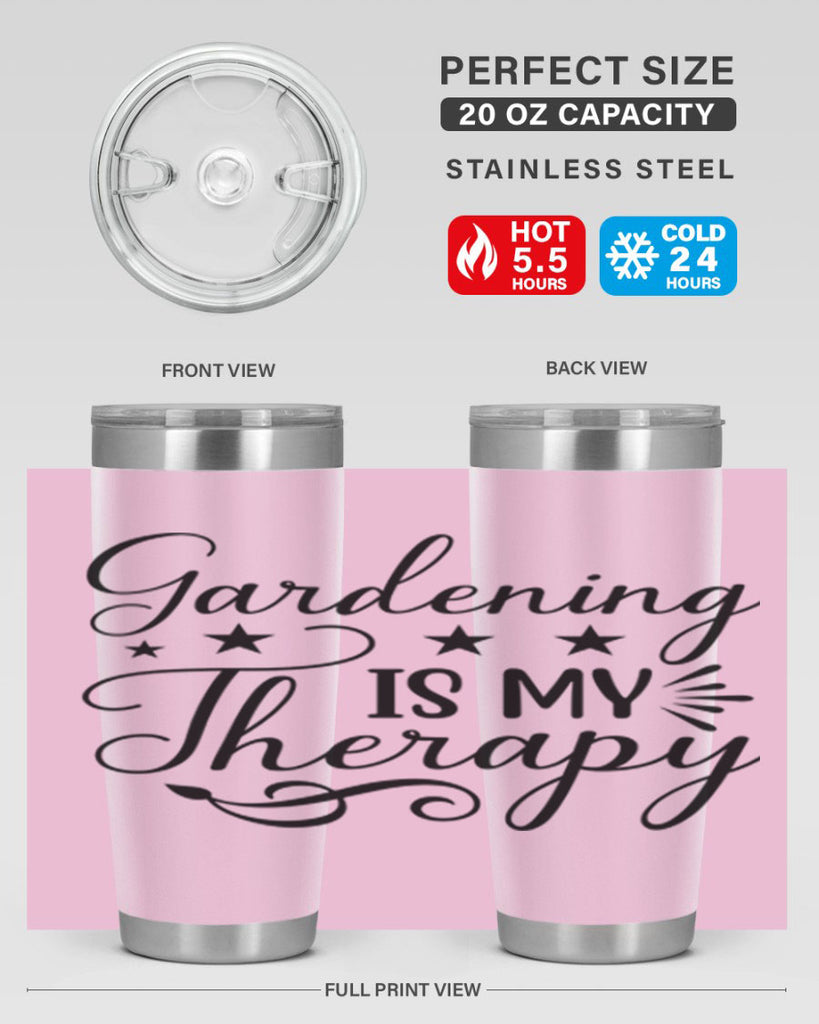 Gardening is My Therapy 145#- spring- Tumbler