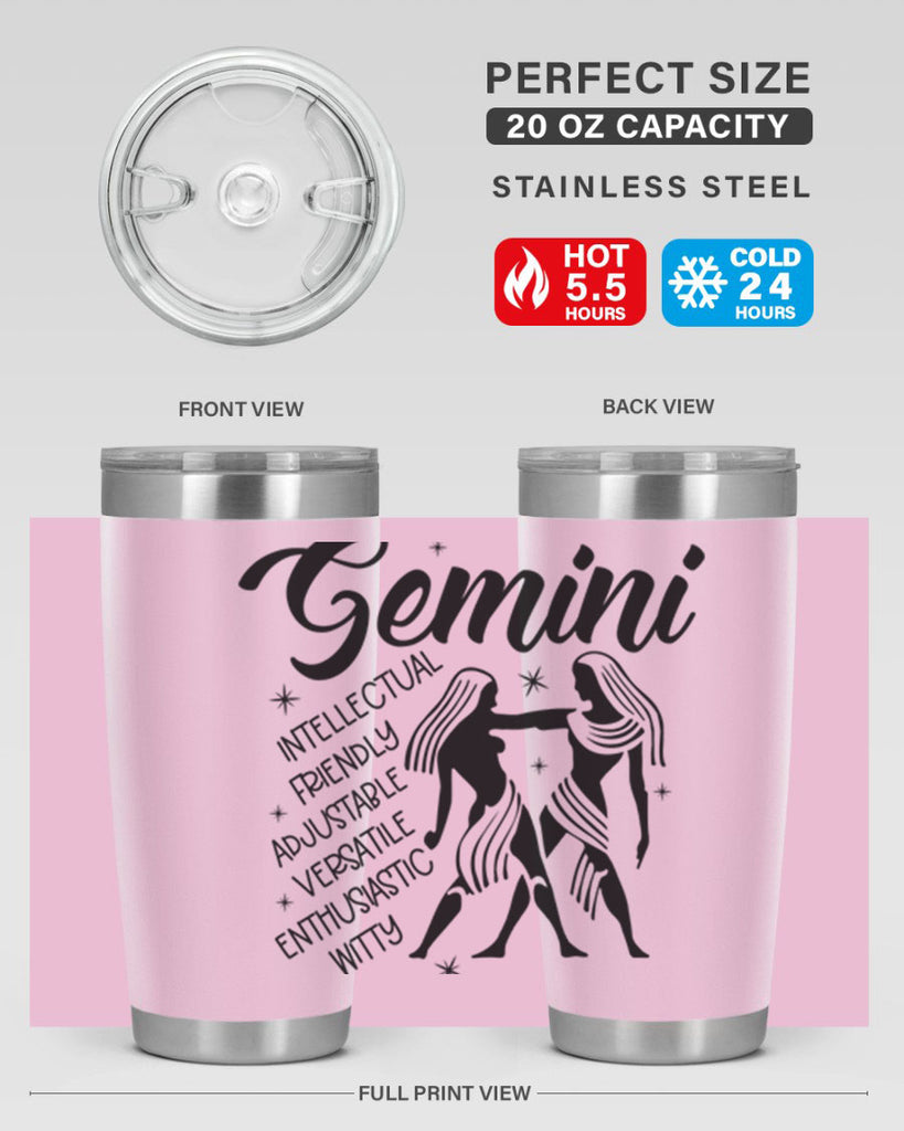 Gemini 223#- zodiac- Tumbler