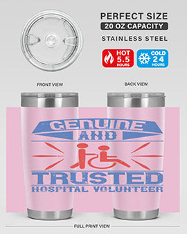 Genuine and Trusted Hospital Volunteer Style 2#- volunteer- Tumbler