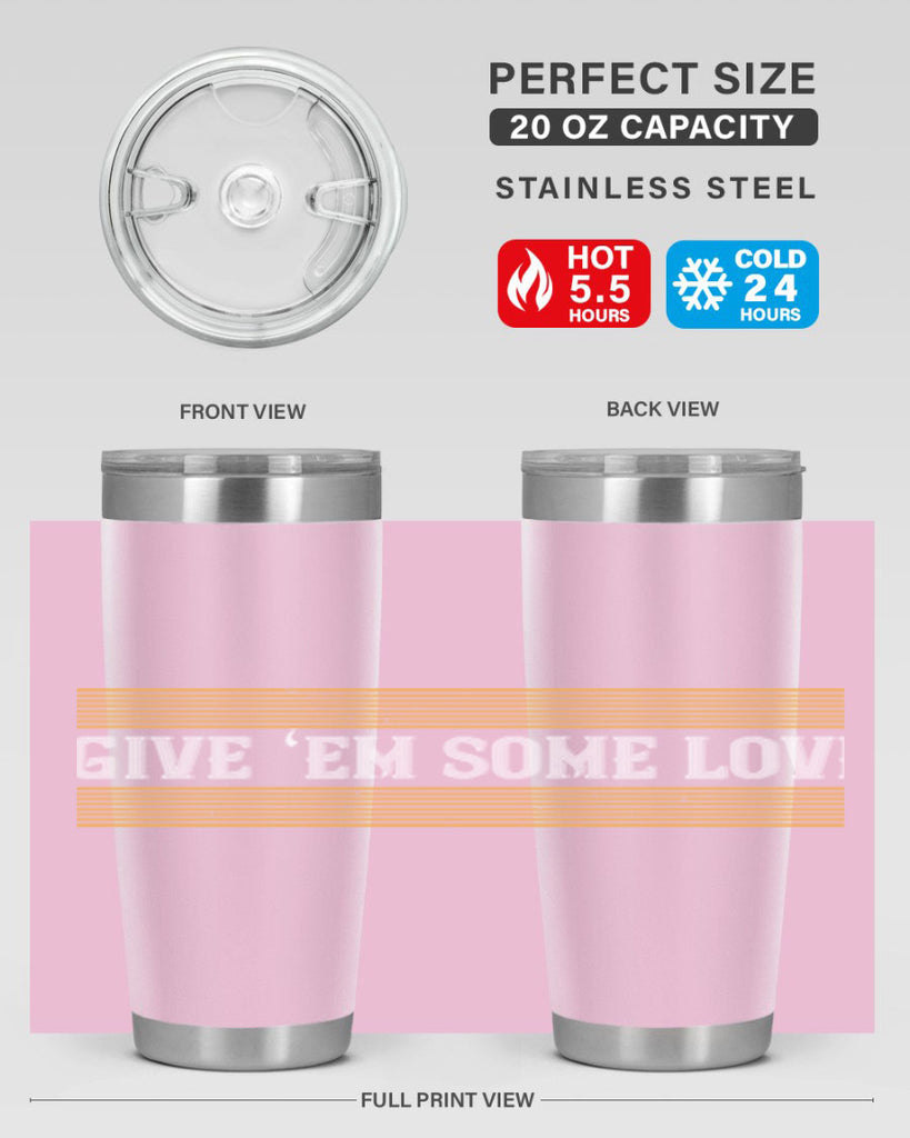 Give ‘em some love 2258#- badminton- Tumbler