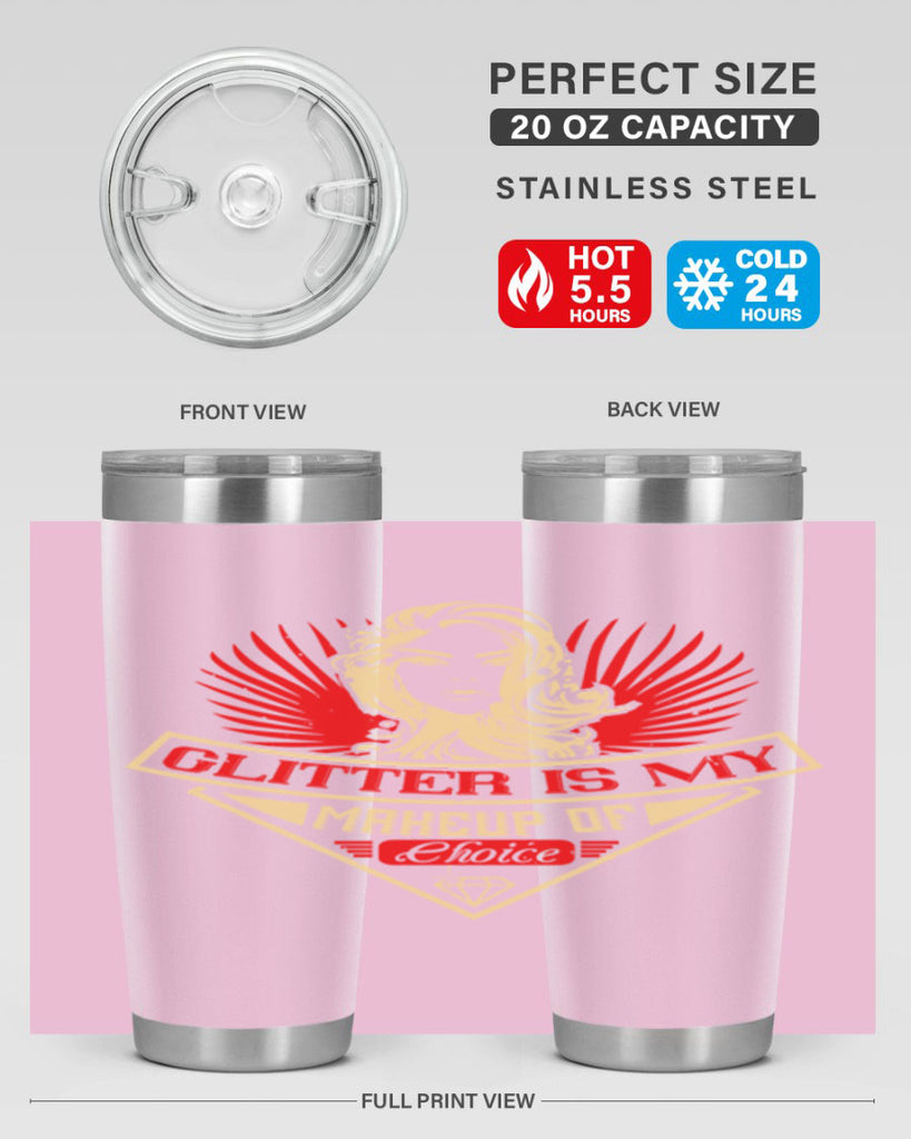 Glitter is my makeup of choice Style 211#- make up- Tumbler