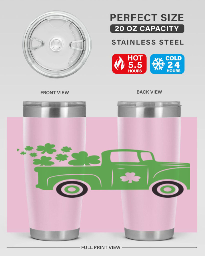 Green Truck Style 97#- St Patricks Day- Tumbler