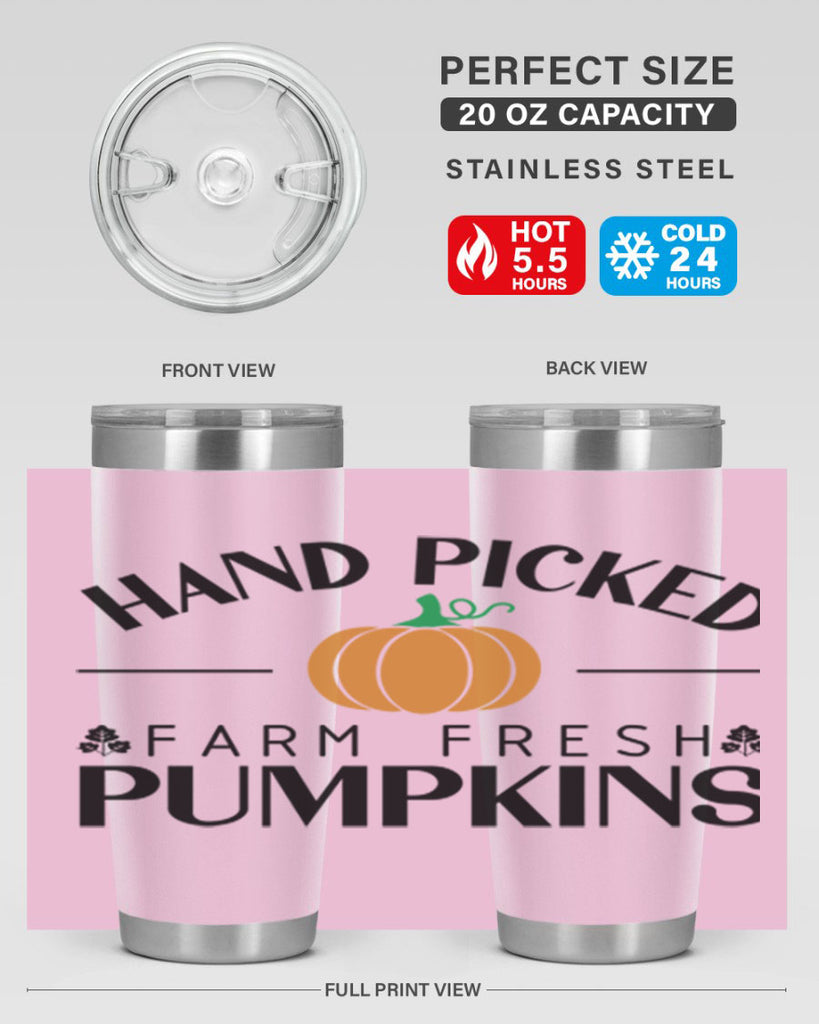 Hand Picked Farm Fresh Pumpkins 215#- fall- Tumbler